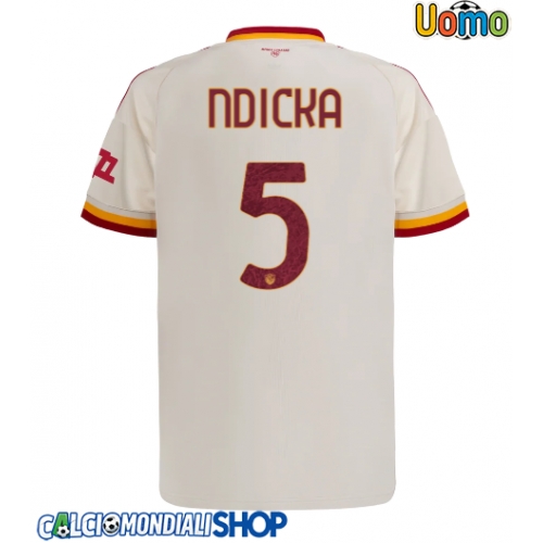 Maglie da calcio AS Roma Evan Ndicka #5 Seconda Maglia 2026-27 Manica Corta